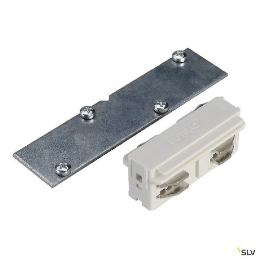 [DC1001539] EUTRAC connecteur rail 3 all à encastrer, blanc RAL 9016, électrique 1001539