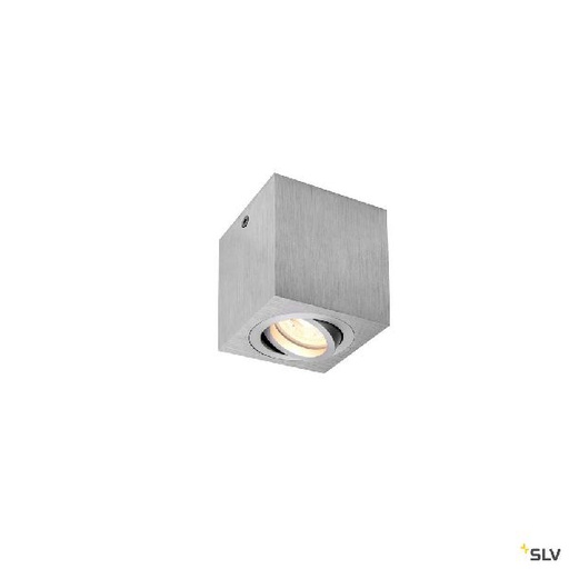 [DC1002004] TRILEDO CARRE CL plafonnier, alu brossé, GU10 50W max. 1002004