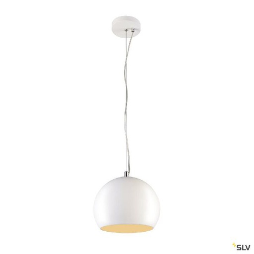 [DC1002047] PLASTRA 25, suspension intérieure, rond, blanc, GX53/TCR-TSE, 11W max, plâtre 1002047