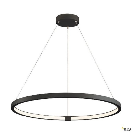 [DC1002911] ONE 80, suspension intérieure, noir, LED, 35W, 3000K/4000K, variable Dali 1002911