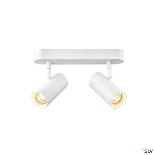 [DC1002974] NOBLO, applique et plafonnier intérieur, double, blanc, LED, 16W, 2700K, variabl 1002974