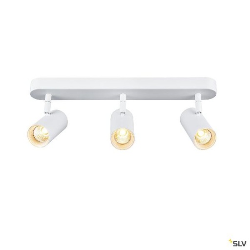 [DC1002977] NOBLO, applique et plafonnier intérieur, triple, blanc, LED, 24W, 2700K, variabl 1002977