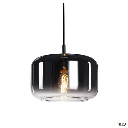 [DC1003006] PANTILO 28, suspension intérieure, chrome, E27, 15W max, câble nu sans patère 1003006