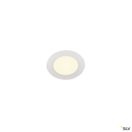 [DC1003008] SENSER 12, encastré de plafond intérieur, rond, blanc mat, LED, 6W, 3000K 1003008