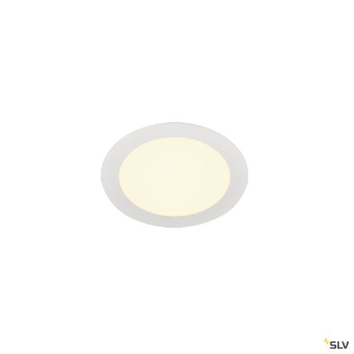 [DC1003009] SENSER 18, encastré de plafond intérieur, rond, blanc mat, LED, 9,7W, 3000K 1003009