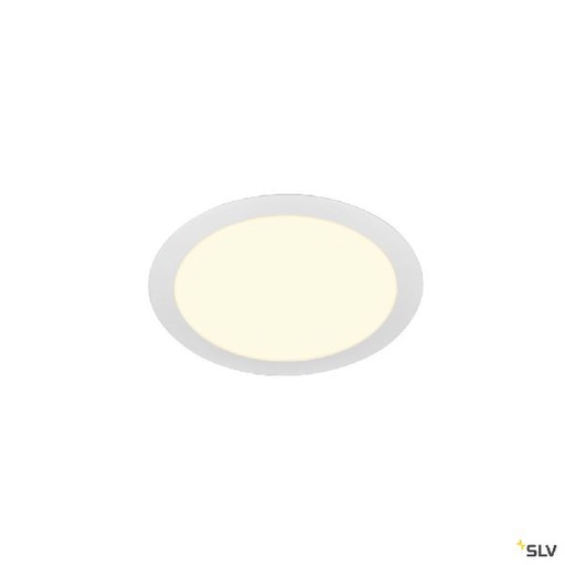 [DC1003010] SENSER 24, encastré de plafond intérieur, rond, blanc mat, LED, 13W, 3000K 1003010