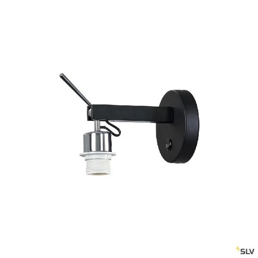 [DC1003034] FENDA, applique intérieure, base, noir, E27, 40W max, orientable, sans abat-jour 1003034