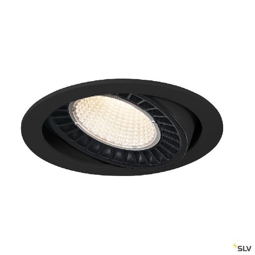 [DC1003301] SUPROS, encastré de plafond intérieur, rond, noir, LED, 36W, 3000K, 60°, IRC90 1003301