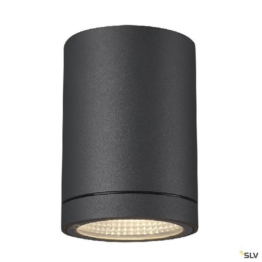 [DC1003426] ENOLA, plafonnier extérieur, rond, S, anthracite, LED, 9W, 3000K/4000K, IP65 1003426