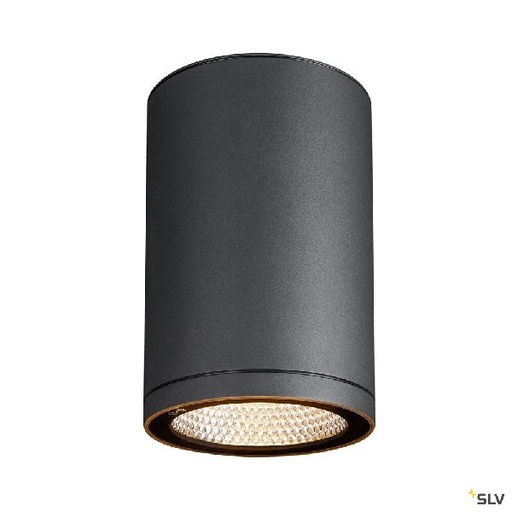 [DC1003442] ENOLA, plafonnier extérieur, rond, L, anthracite, LED, 35W, 3000K/4000K, IP65 1003442