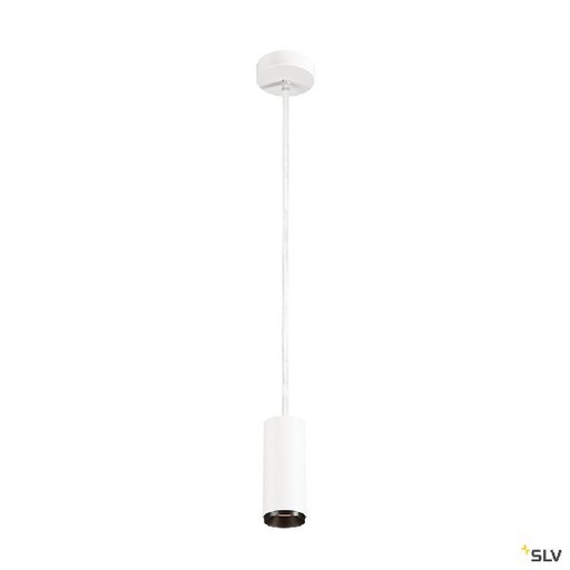 [DC1004439] NUMINOS® S, suspension, 36°, blanc/noir, LED, 11W, 2700K, variable Dali 1004439
