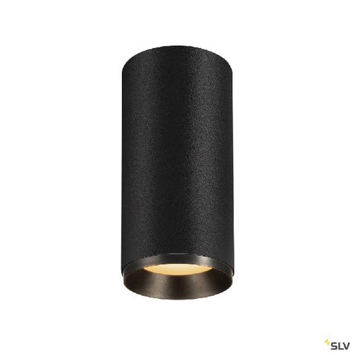 [DC1004602] NUMINOS® L, plafonnier intérieur, 24°, noir, LED, 28W, 2700K, variable Dali 1004602