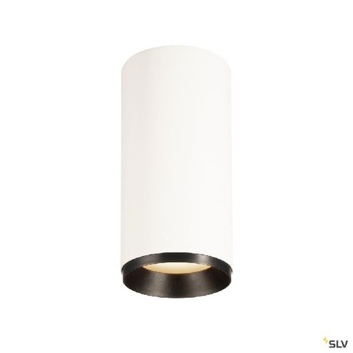 [DC1004614] NUMINOS® L, plafonnier, 24°, blanc/noir, LED, 28W, 3000K, variable Dali 1004614