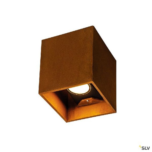 [DC1004650] RUSTY© UP/DOWN, applique extérieure, carré, up/down, rouille, LED, 14W, 3000/400 1004650