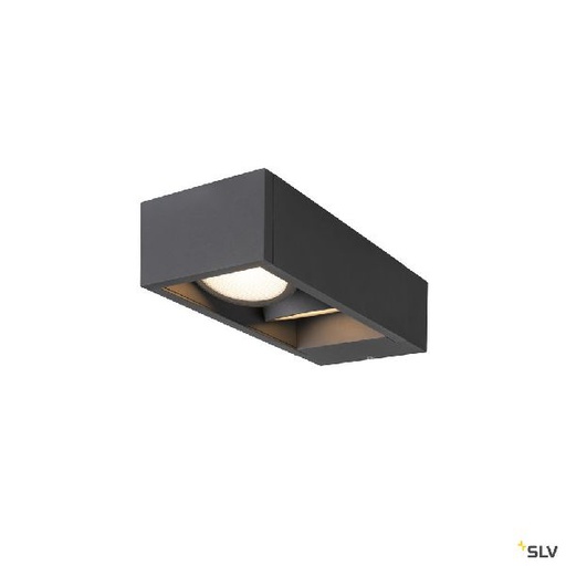 [DC1004748] ESKINA FRAME, applique extérieure, double, anthracite, LED, 27W, 3000/4000K, int 1004748