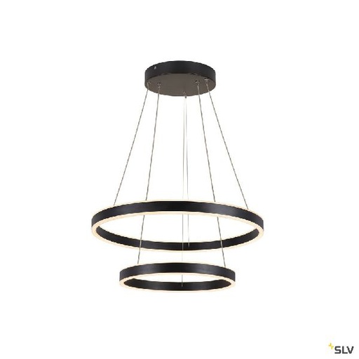 [DC1004765] ONE DOUBLE, suspension intérieure, up/down, noir, LED, 35W, 2700/3000K, interrup 1004765