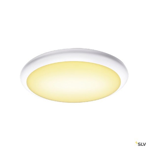 [DC1005090] RUBA 42, applique plafonnier, blanc, LED 22W 3000/4000K plast recyclé, inter CCT 1005090