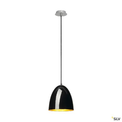 [DC133050] PARA CONE 20, suspension intérieure, Ø 20 cm, noir/or, E27, 60W max 133050