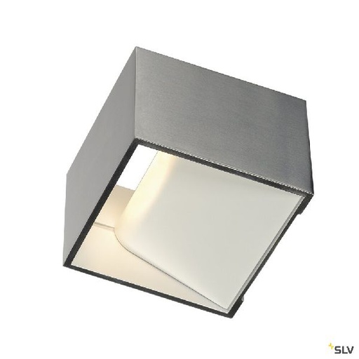 [DC151325] LOGS IN, applique intérieure, carré, alu/blanc, LED, 6,9W, 3000K 151325