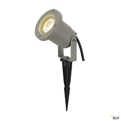 [DC227418] NAUTILUS 10, projecteur extérieur, rond, gris, GU10/QPAR51, 35W max, IP65 227418