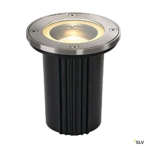 [DC228430] DASAR EXACT 116, QPAR51, GU10 encastré de sol, rond, inox 316, max. 35W, IP67 228430