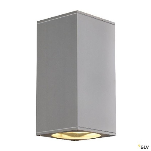 [DC229574] BIG THEO UP/DOWN, applique, carrée, gris, QPAR111, max. 2x75W 229574