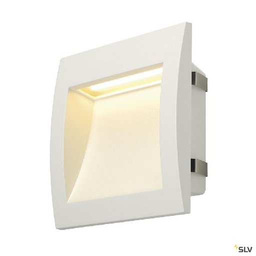 [DC233611] DOWNUNDER OUT L, encastré mural extérieur, blanc, LED, 4W, 3000K, IP55 233611