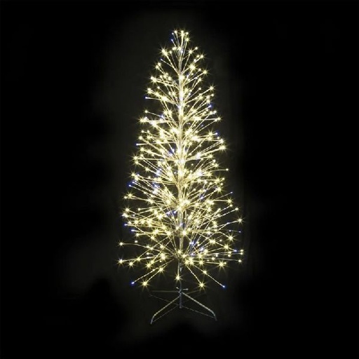 [FES-40478-AP9] SPRAY- Sapin spray argent ,10m Blanc chaud pétillant - Festilight 40478-AP9