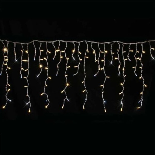 [FES-54422-60-W9-Z] AUTHENTIC- Stalactite 4,5x0,8m 60 desc. 230V Blanc chaud pétillant - Festilight 54422-60-W9-Z