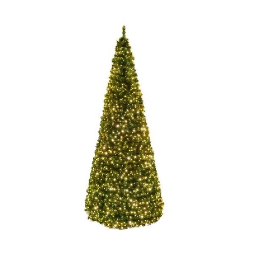 [FES-70215-9] SPLENDID - Demi-sapin vert .8m31V Blanc chaud - Festilight 70215-9