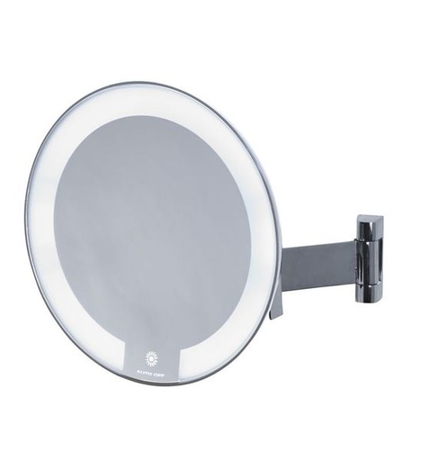 [JVD8661304] Miroir COSMOS lumineux chromé bras tubulaire - JVD 8661304