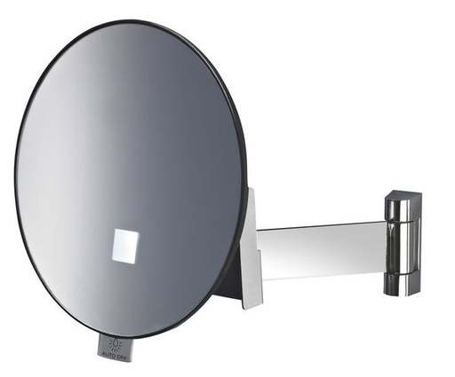 [JVD866967] Miroir ECLIPS rond lumineux bras plat - JVD 866967