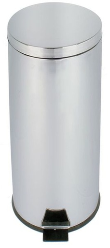 [JVD899998] COLLECTEUR à pédale 30L inox miroir - JVD 899998