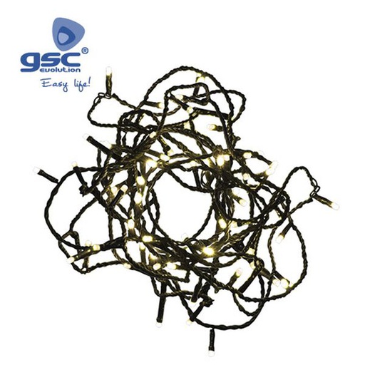 [GC005204423] Guirlande LED 3000K 5M 50LEDS 8 fonctions IP44 | 005204423