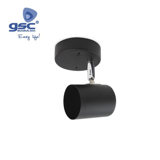 [GC001905356] Projecteur simple plafond GU10 Noir | 001905356