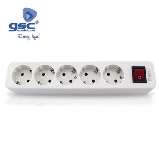 [GC000800228] Multiprises Espagnole Mega 5T. / Int. Sans Cable | 000800228