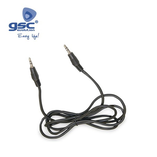 [GC002601355] Connexion audio-stéréo 3.5mm Mâle vers Mâle 1.5M | 002601355