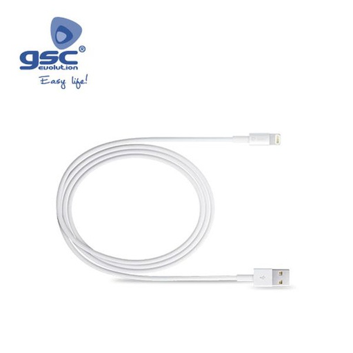 [GC001401649] Connexion mâle pour Iphone 5/6 - 1M - Blanco | 001401649