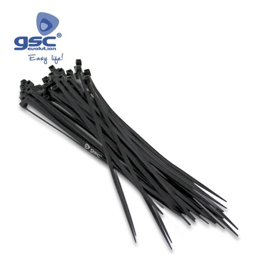 [GC000900187] Pack 100 serres-cables 100% nylon 170x3.5mm Noir | 000900187