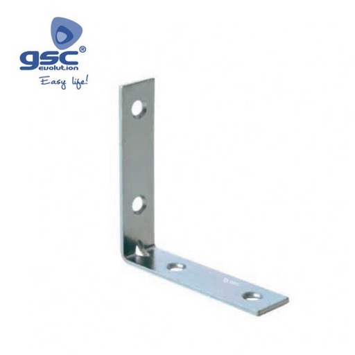 [GC003802718] Angle droit renforcé 80x80x18mm zinc | 003802718