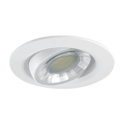 [Geo1280990001] Spot encastré rond Orientable LED 8W IP44 3000K 110D blanc 1280990001