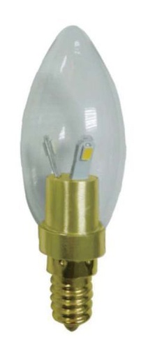 [GS160076] Flamme epi led 3w e14 2700k 230lm cl. base or 160076