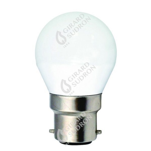 [GS160194] Sphérique g45 led 330° 5w b22 2700k 400lm 160194