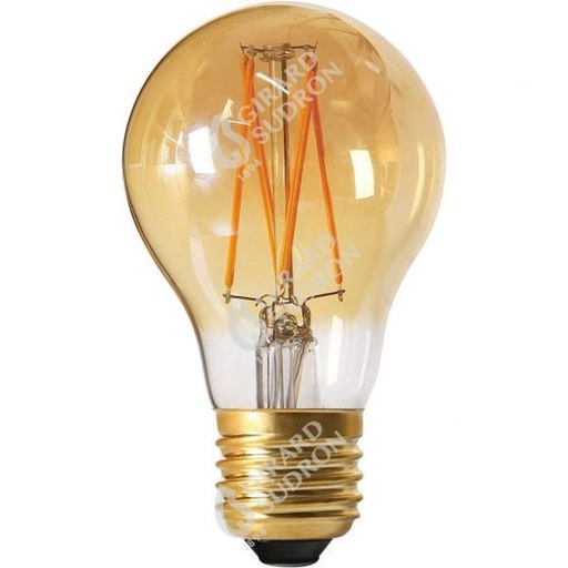 [GS165462] Standard a60 e27 6w non dimmable 2200 k ambre 165462