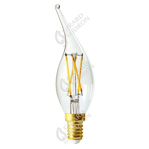 [GS713182] Flamme cv4 filament led 5w e12 2700k 520lm dim. cl 713182