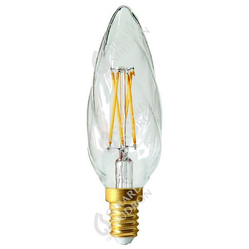 [GS713212] Flamme f6 filament led 5w e12 2700k 520lm dim. cl. 713212