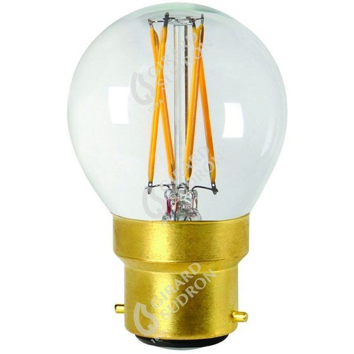 [GS28658] Sphérique g45 filament led 4w b22 2700k 350lm dim. 28658