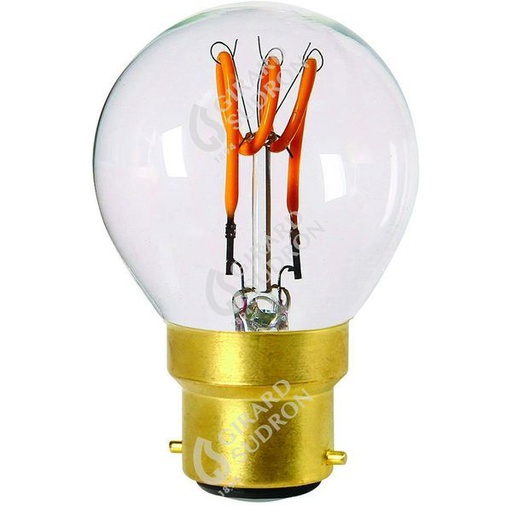 [GS716636] Sphérique g45 filament led torsade 3w b22 120lm di 716636