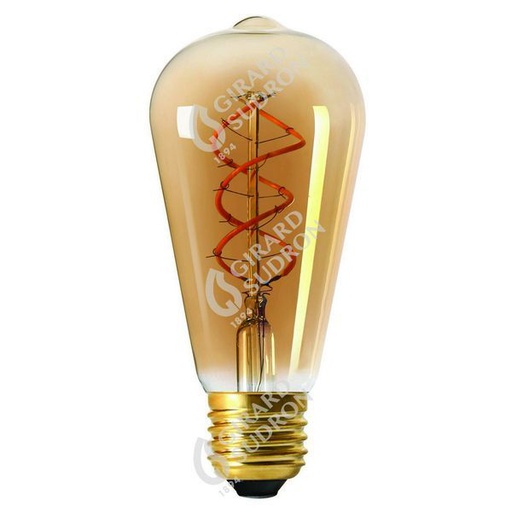 [GS716604] Edison filament led twisted 5w e27 2000k 260lm amb 716604