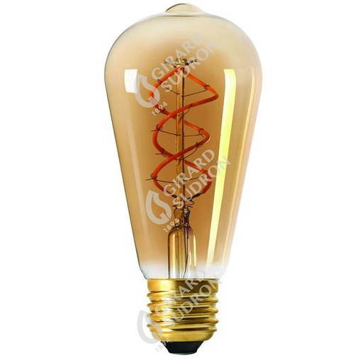 [GS716613] Edison filament led torsade 4w e27 2000k 200lm dim 716613